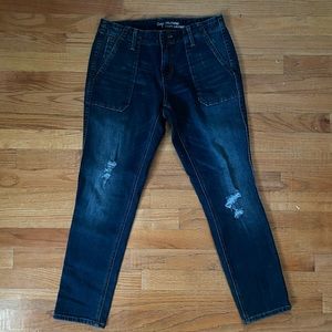 Dark Blue GAP Girlfriend Jeans